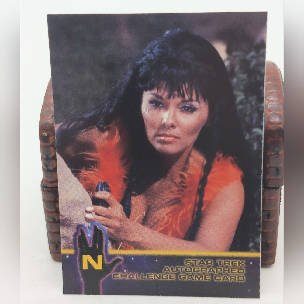 Star Trek Autograph Challenge Game Card 1998 N Nancy Kovack